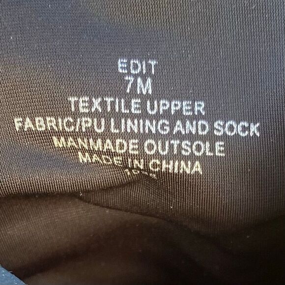 Steven Madden Blue Edit Zip Up Velvet Block Heel Ankle Boots Sz 7 EUC - Picture 8 of 9